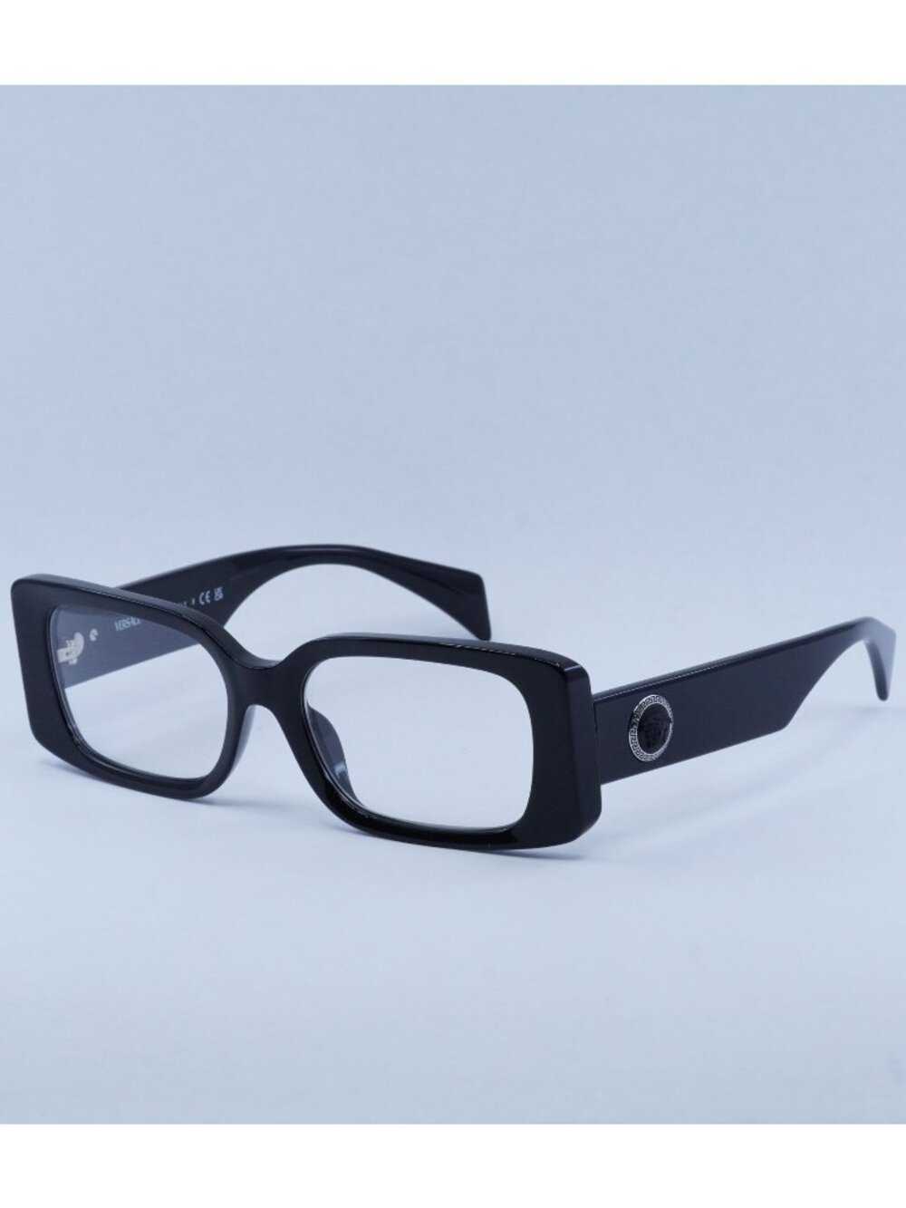 Versace VE3362U GB1 Eyeglasses Black 53mm Rectangle Frame